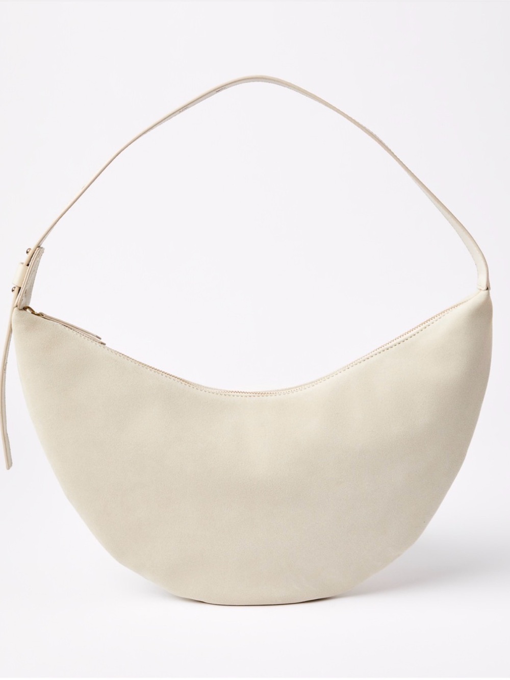 NWOT - LOFT Crescent Shoulder Bag in Ivory